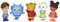 Daniel Tiger's Neighborhood Friends Figures Set by Tolly Tots - Domestic