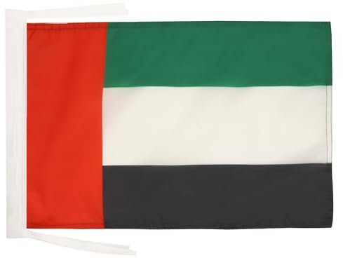 AZ FLAG - Flagge Vereinigte Arabische Emirate - 45x30 cm Mit Kordel - Vereinigte Arabische Emirate Fahne 30 x 45 Cm - Flaggen