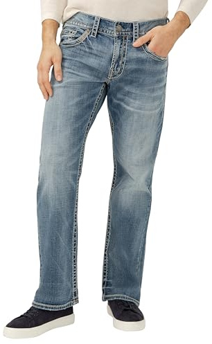 Silver Jeans Co. Zac Relaxed Fit Straight Leg Jeans