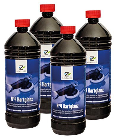 4x Nextzett (ehem. Einszett) No4 Hartglanz/Hartwachs 1000ml