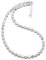 Schöner SD Halskette 6mm Kristallperlen Crystal Aurora Boreale 925 Silber 45cm