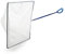 Interpet Fine Mesh Aquarium Fish Tank Catch Net, Extra Large, 7 x 10, White/Blue