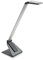 MAUL Schreibtischlampe MAULsolaris | Moderne Designlampe mit homogener Lichtverteilung und Blendschutz | Schreibtischlampe LED mit 4000 Kelvin | Verbessertem Thermo-Management | Silber