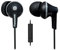 Panasonic RP-TCM125-K Noir Intraaural écouteur casque - casques (Intraaural, écouteur, 10 - 24000 Hz, 200 mW, 97 dB, 16 Ohm)