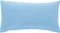 Erwin Müller Kissenbezug, Kissenhülle Seersucker Uni Serie Rosenheim blau Größe 40x80 cm - pflegeleicht, bügelfrei, mit Reißverschluss