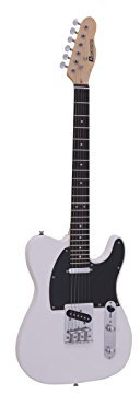 Dimavery Elektrische Gitarre mit 22 Tasten aus Ahornholz