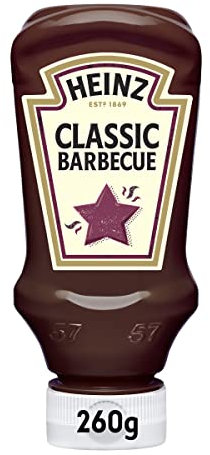 Heinz Salsa Barbecue Top Down - 1 Bottiglietta da 260g