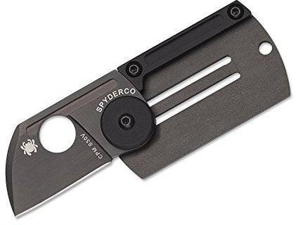 Spyderco Messer Dog Tag Folder Black Taschenmesser, Schwarz, One Size