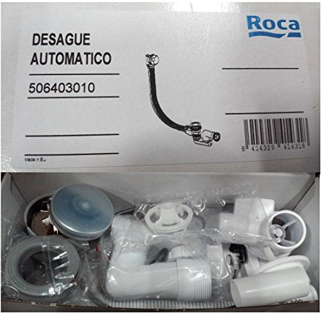 Roca A506403010 - Desagüe Autom Polipr Bañera Cromo Recambio - Bañera - Hidromasaje Acero-Acrilicas-Hierro Fundido - Desagües