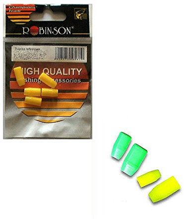 Robinson 5 Teflonhülsen PTFE Hülsen für die Kopfrute Stipprute 6,3 x 11,6mm