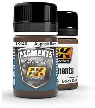 AK Interactive 35ml Pigments Asphalt Road Dirt # 146