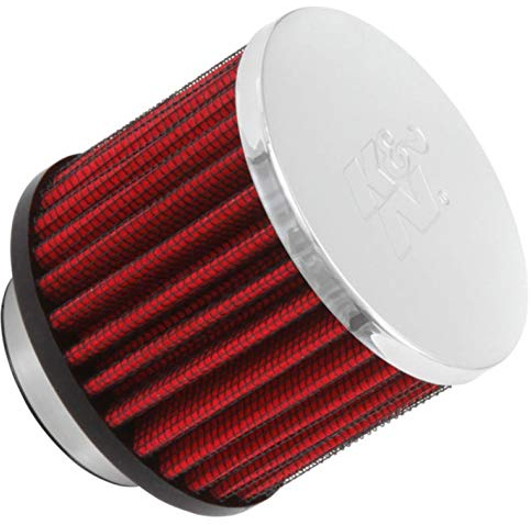K&N Vent Air Filter/Breather: High Performance, Premium, Washable, Replacement Engine Filter: Flange Diameter: 1.5 In, Filter Height: 2.5 In, Flange Length: 0.4375 In, Shape: Breather, 62-1460