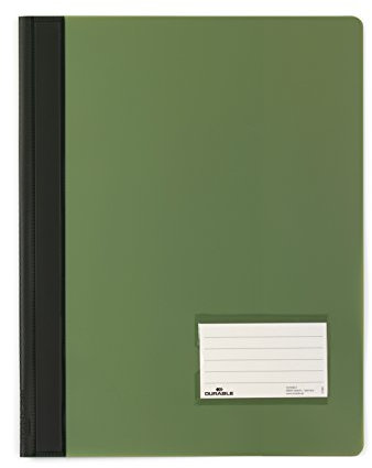 DURABLE Hunke & Jochheim Schnellhefter DURALUX®, transluzente Folie, für A4 Überbreit, 280x332mm, grün