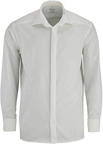 OLYMP Luxor Comfort fit Gala Hemd Langarm Popeline beige