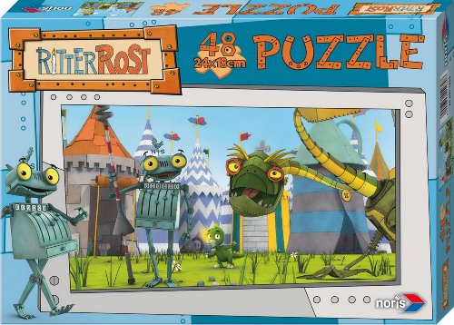 Noris 606031080 - Ritter Rost Puzzle - Heiße Brüder, 48 Teile