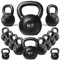 We R Sports 4kg 6kg 8kg 10kg 12kg 16kg 20kg 24kg 28kg30kg 32kg 36kg And 40kg Cast Iron Kettlebell Gym Tone Fitness Exercise (10 Kilograms)