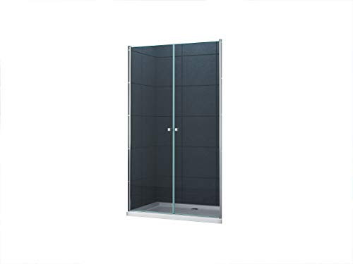 6 mm Nischentür Sany 110 x 195 cm/Nische Duschtür Duschkabine Dusche Duschwand
