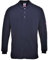 Portwest FR10 Flame Resistant Anti-Static Long Sleeve Polo Shirt Navy, XX-Large