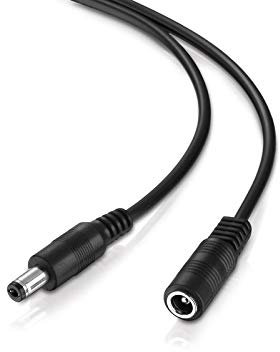 adaptare 95016 Verlängerungs Kabel DC-Hohlstecker mit Buchse (5,5 x 2,1 mm, 5 m)
