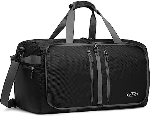 G4Free Leichter Faltbare Reisetaschen 40L Leichte Reise-Gepäck Sporttasche Herren Damen Tote Bag für Sport Gym Urlaub Übernachtung