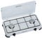 CampArt. KO-6382 Cocina de Gas, 2 quemadores, Metal, Blanco