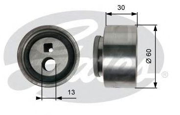 SKF VKM 13244 Galet tendeur de courroie de distribution avec monture Gauche