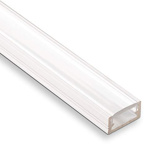 SOTECH 5 Stück LED Profil-11 Weiß Aufbauprofil 2000 x 14 x 7 mm | mit opaler Abdeckung