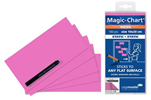 Legamaster Magic-Chart Notes 10x20cm rosa 100 St.