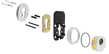 Tesa Assa Abloy E70026CM Escudo de Seguridad, Cromo-Mate