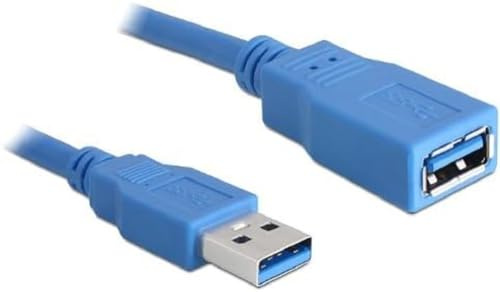 Delock Kabel USB 3.0 Verlaengerung, A/A 2m St/Bu, blau