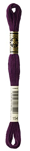 DMC 6-Strand Embroidery Cotton Floss, Very Dark Grape