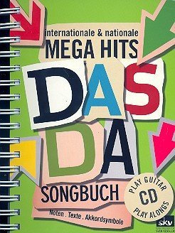 DAS DA - Songbuch inkl. CD Play Guitar mit über 170 internationalen & nationalen Megahits [Musiknoten] (Ringbindung)