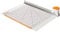 Fiskars Rollmesser Ø 45 mm mit Lineal, 12” x 12”, Orange/Weiß, 1016264