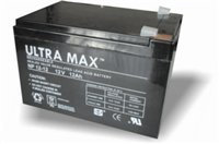 Ultramax 2 x 12V 12AH PRIDE & SHOPRIDER MODELS - REPLACEMENT BATTERIES - NEW