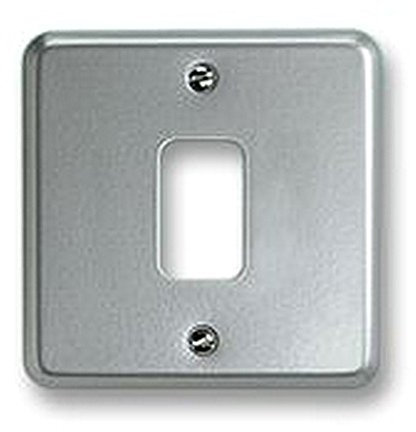Metall Grid + Teller – 1 Gang Schalter Komponenten Montage Hardware