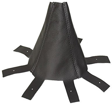 Schaltsack, italienisches Leder, Schwarz