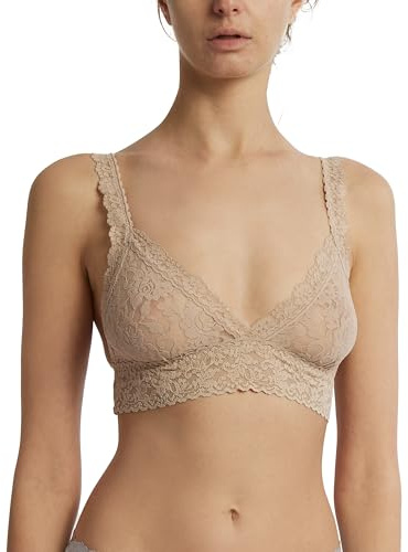 hanky panky, Signature Lace Crossover Bralette, Chai, Medium