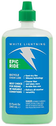 White Lightning Epic Ride Lube Oil Size:235 ml