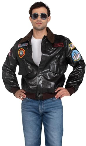 Leg Avenue Men's Licensed Top Gun Bomber Jacket