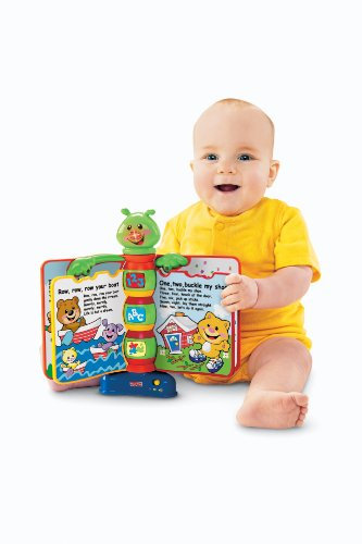 FISHER-PRICE LAUGH & LEARN STORYBOOK RHYMES - Jouet d'apprentissage interactif pour bébés et enfants - Livre avec fonctionnalités d'apprentissage - Multicolore