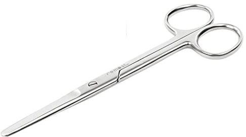 REMOS Haushaltsschere, Universalschere, rund, gerade Schneide, 14.5 cm, Edelstahl