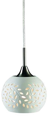 Markslöjd 102288 Kugel Pendelleuchte, Keramik, E14, 18 cm, schwarz