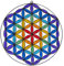 PANASIAM Suncatcher, Flower of Life Chakra Color 1