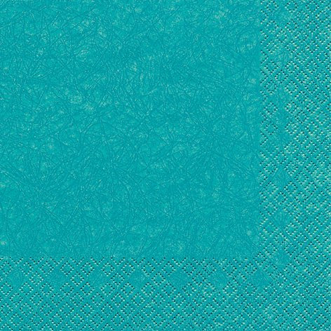 20 Servietten Uni türkis | Modern Colours | Hochzeit | Taufe | zur Kommunion 33x33cm