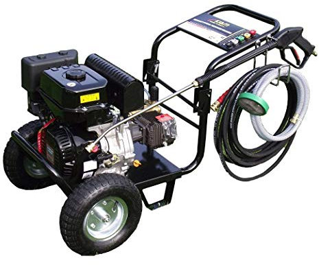 Kiam KM3700P 14hp Industrial Petrol Pressure Washer (3700PSI @ 15 LTR/Min) High Jet Power Driveway Patio Car Block Paving Cleaner