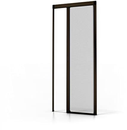 Mosquitera puerta lujo marrón RAL8014 – 1400 x 2300 mm