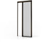 Moustiquaire porte Luxe Marron RAL8014 - L1400 x H2300mm