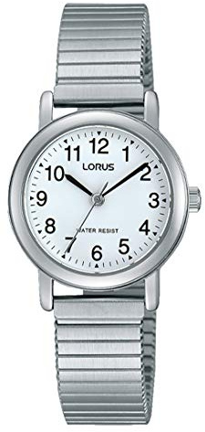 Lorus Klassik Damen-Uhr mit Palladiumauflage und Metallband RRS81VX9