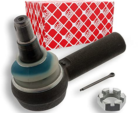 febi bilstein 06240 Spur- / Lenkstangenendstück mit Kronenmutter und Splint, 1 Stück