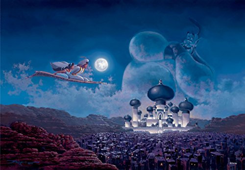 Tightly Disney Stained Art 500 piece flight Obaa Glover (Aladdin) DSG-500-436 (japan import)